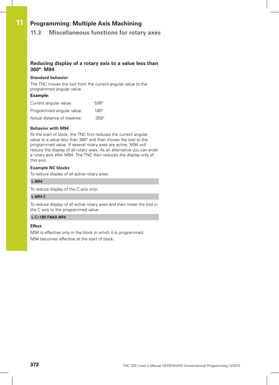 HEIDENHAIN TNC 320 (34055x-06) User Manual | Page 372 / 540