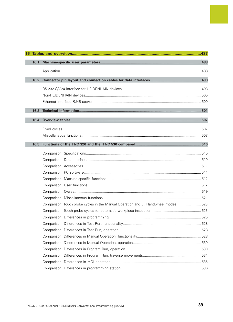 HEIDENHAIN TNC 320 (34055x-06) User Manual | Page 39 / 540