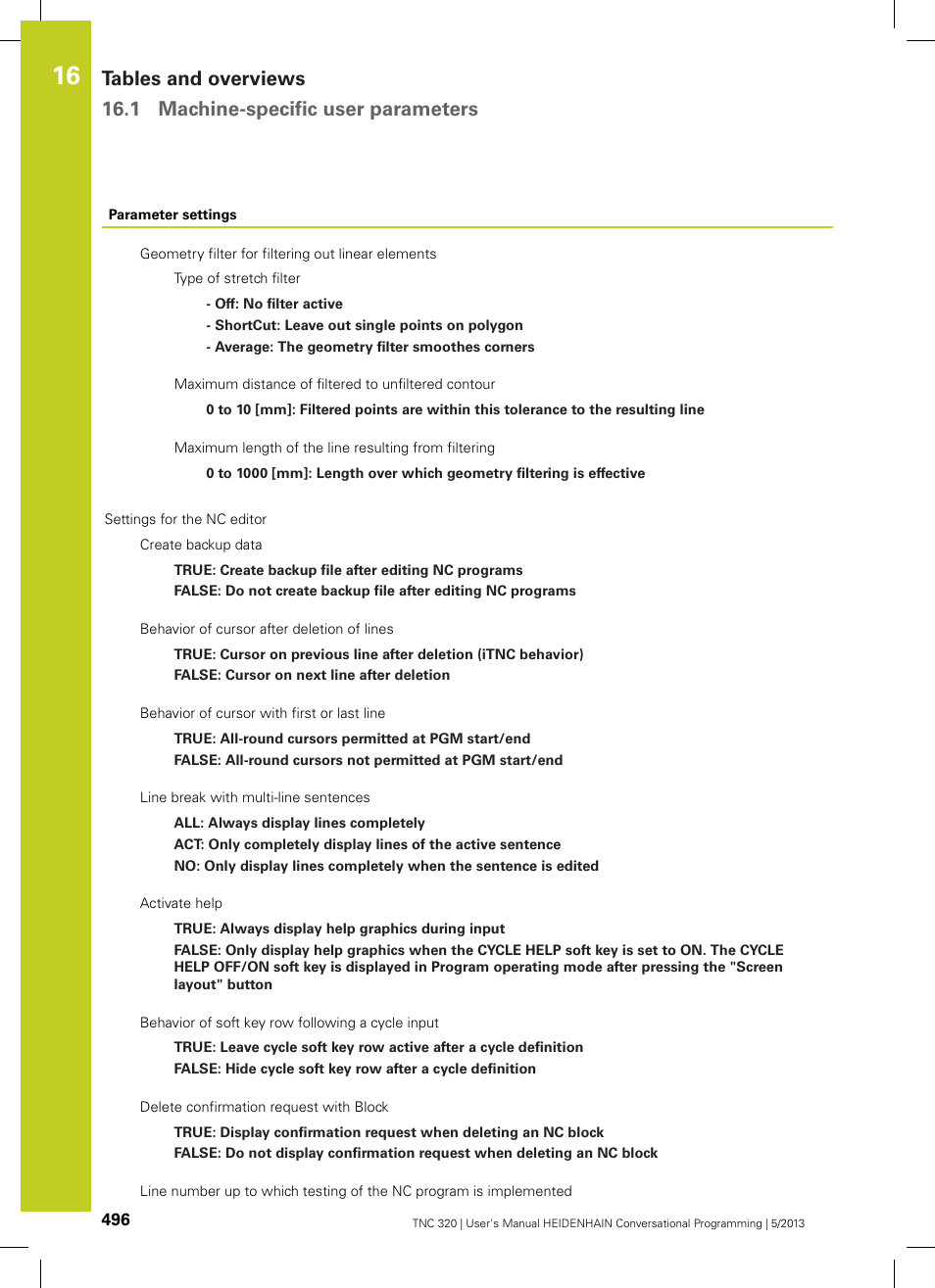 HEIDENHAIN TNC 320 (34055x-06) User Manual | Page 496 / 540