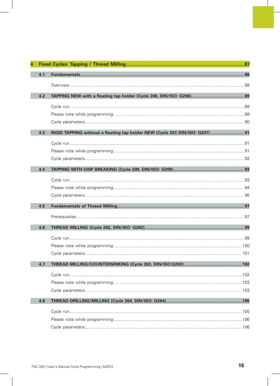 HEIDENHAIN TNC 320 (34055x-06) Cycle programming User Manual | Page 15 / 403