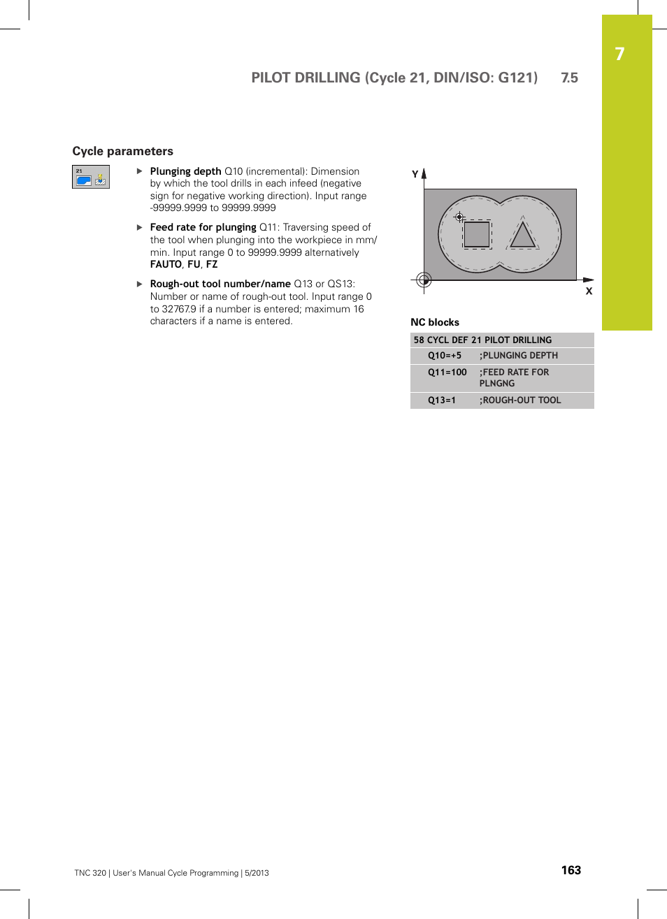 Cycle parameters | HEIDENHAIN TNC 320 (34055x-06) Cycle programming User Manual | Page 163 / 403