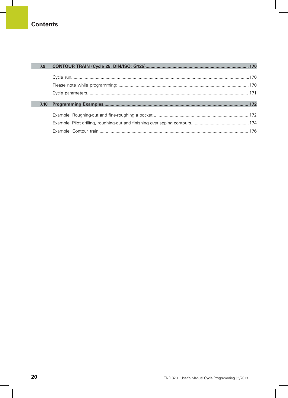 HEIDENHAIN TNC 320 (34055x-06) Cycle programming User Manual | Page 20 / 403