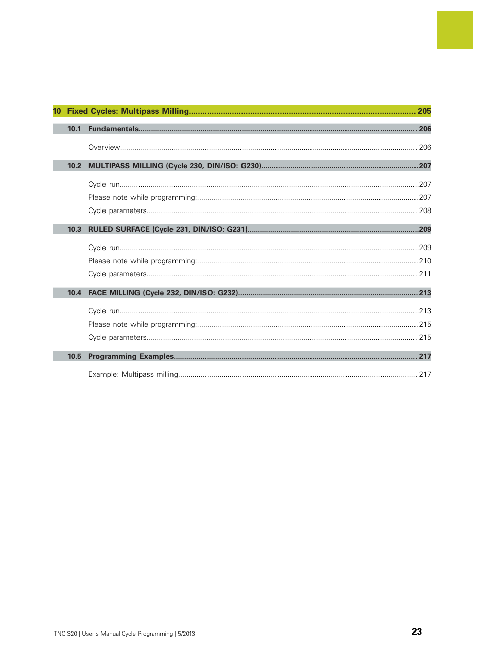 HEIDENHAIN TNC 320 (34055x-06) Cycle programming User Manual | Page 23 / 403