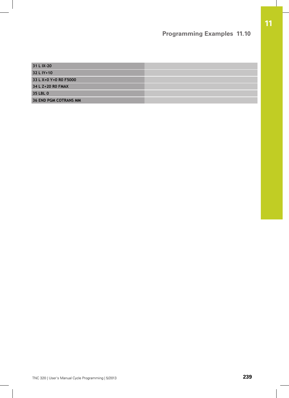 HEIDENHAIN TNC 320 (34055x-06) Cycle programming User Manual | Page 239 / 403