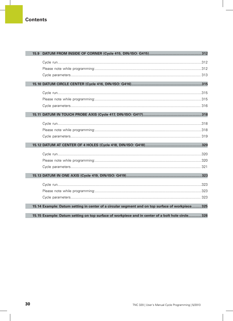 HEIDENHAIN TNC 320 (34055x-06) Cycle programming User Manual | Page 30 / 403