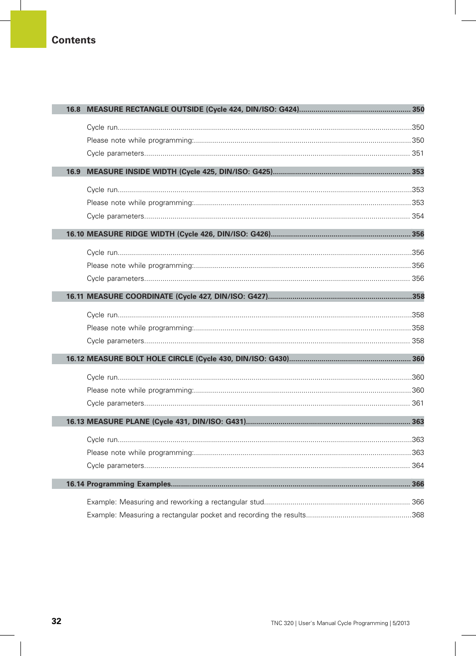 HEIDENHAIN TNC 320 (34055x-06) Cycle programming User Manual | Page 32 / 403