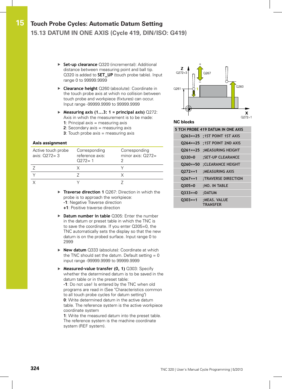 HEIDENHAIN TNC 320 (34055x-06) Cycle programming User Manual | Page 324 / 403