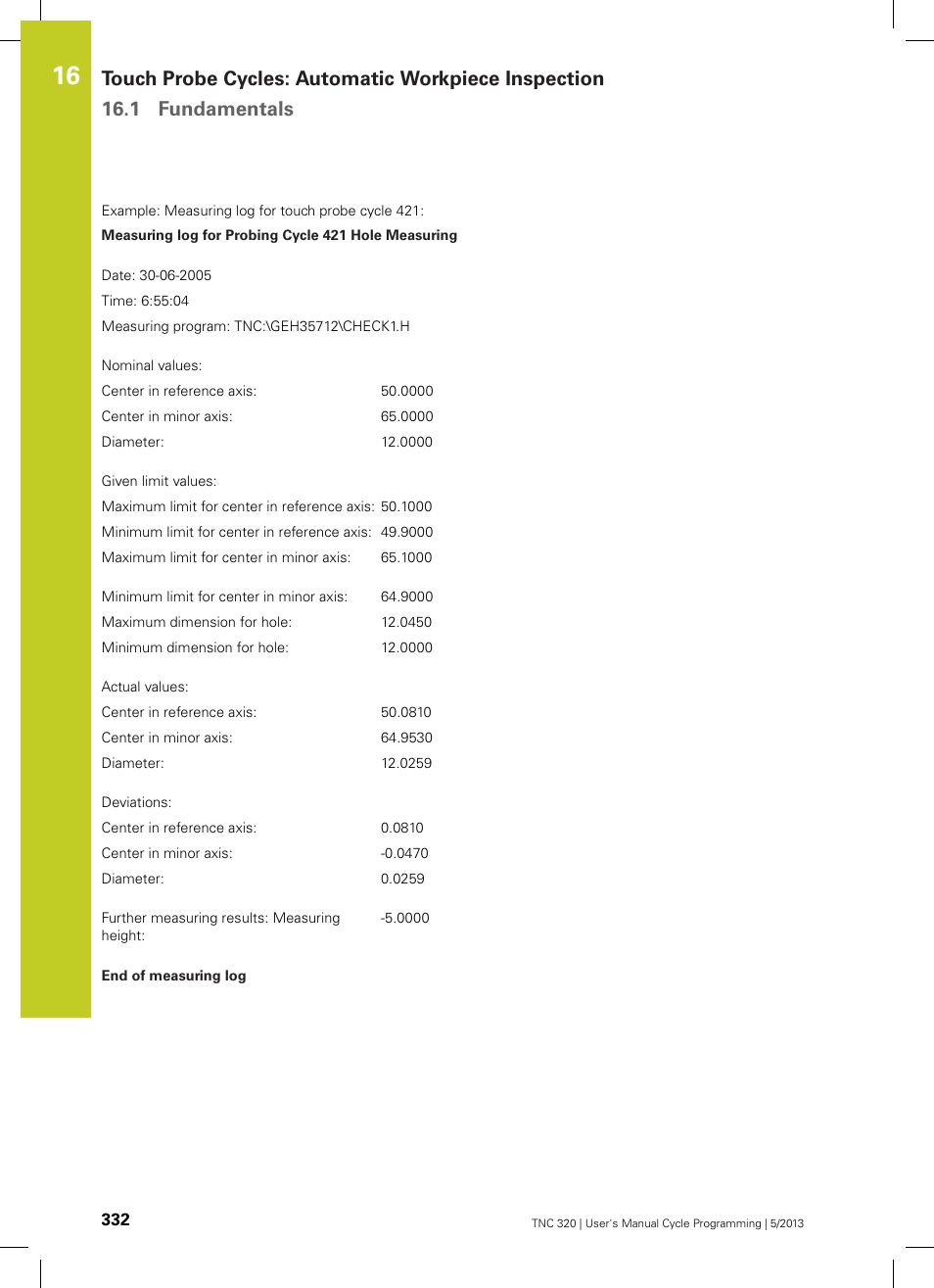 HEIDENHAIN TNC 320 (34055x-06) Cycle programming User Manual | Page 332 / 403