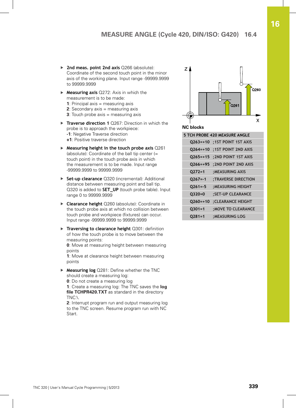 HEIDENHAIN TNC 320 (34055x-06) Cycle programming User Manual | Page 339 / 403