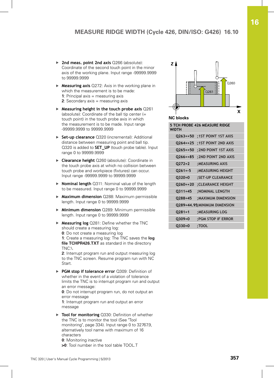 HEIDENHAIN TNC 320 (34055x-06) Cycle programming User Manual | Page 357 / 403