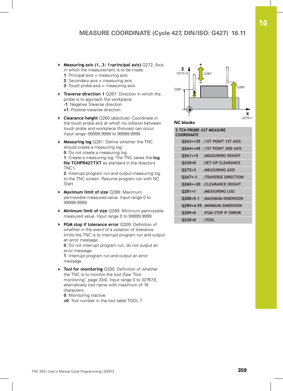 HEIDENHAIN TNC 320 (34055x-06) Cycle programming User Manual | Page 359 / 403