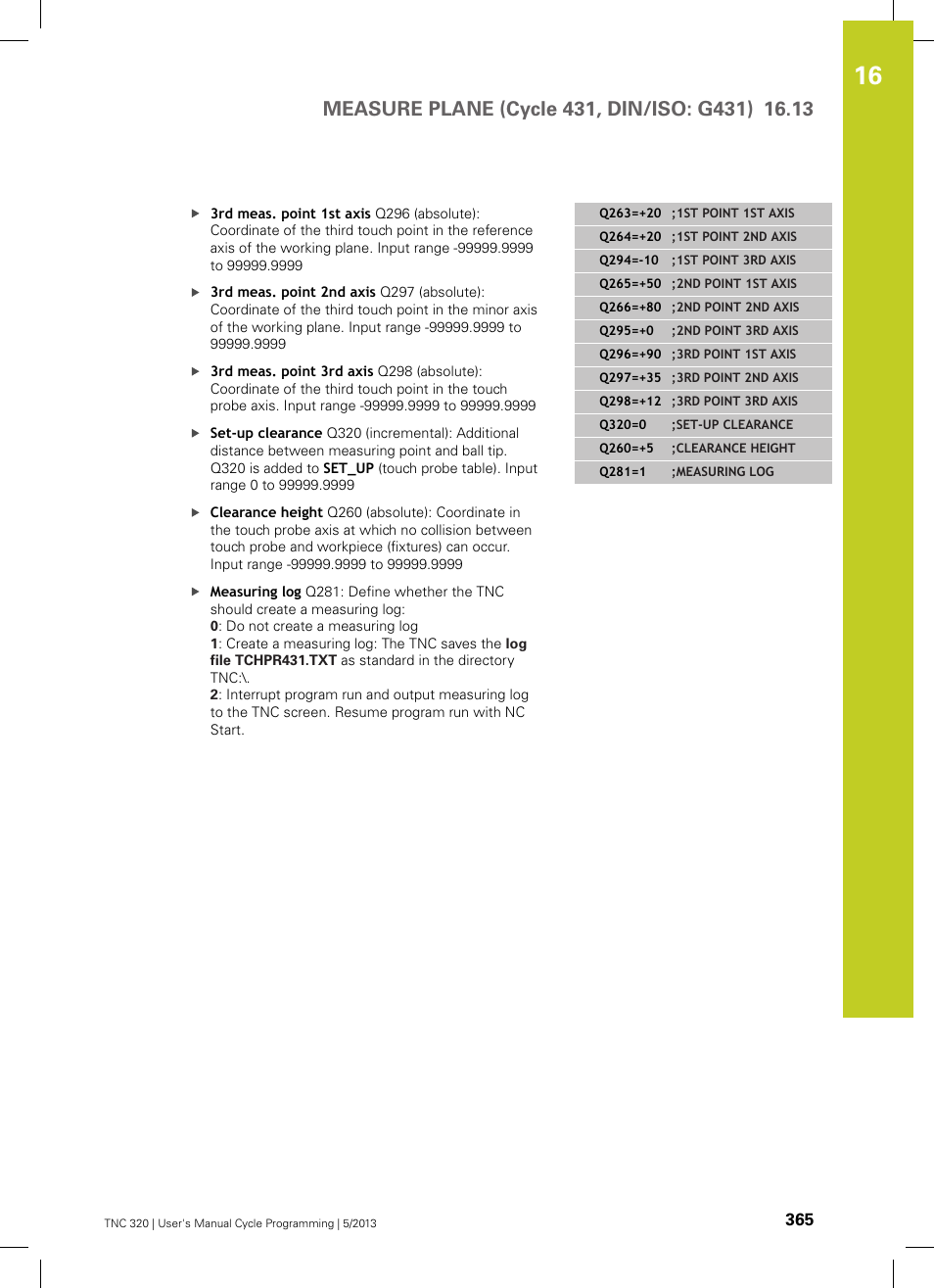 HEIDENHAIN TNC 320 (34055x-06) Cycle programming User Manual | Page 365 / 403