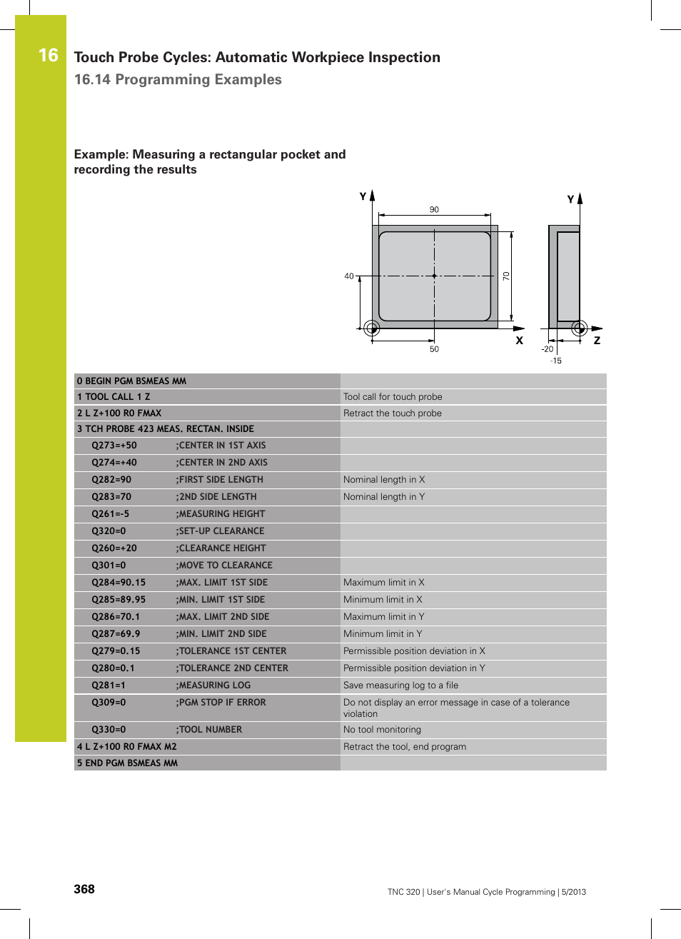 HEIDENHAIN TNC 320 (34055x-06) Cycle programming User Manual | Page 368 / 403