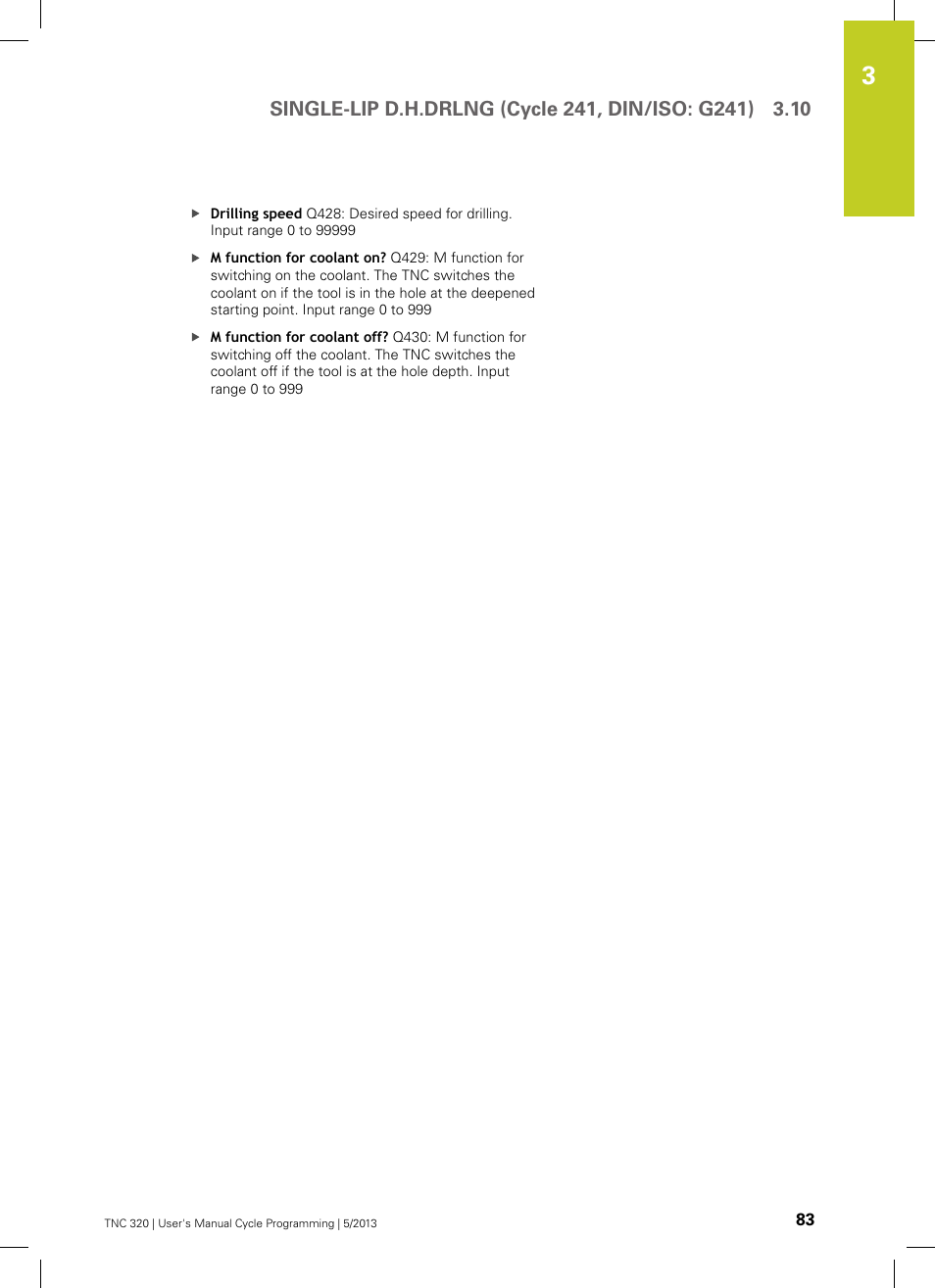 HEIDENHAIN TNC 320 (34055x-06) Cycle programming User Manual | Page 83 / 403