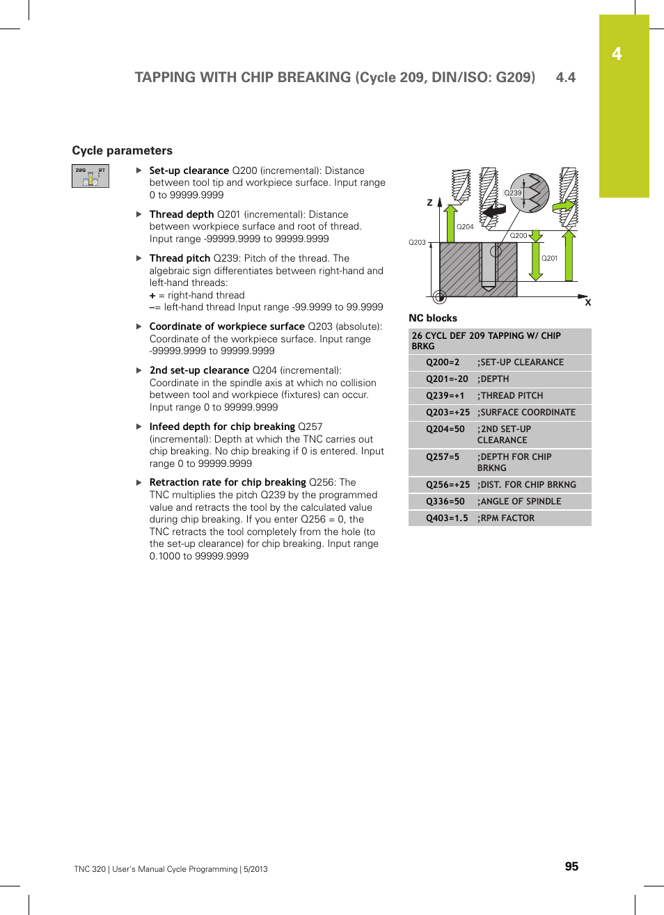 Cycle parameters | HEIDENHAIN TNC 320 (34055x-06) Cycle programming User Manual | Page 95 / 403