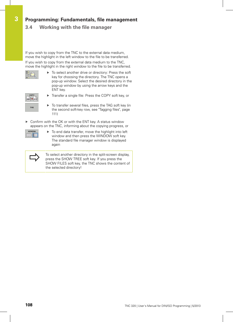 HEIDENHAIN TNC 320 (34055x-06) ISO programming User Manual | Page 108 / 509