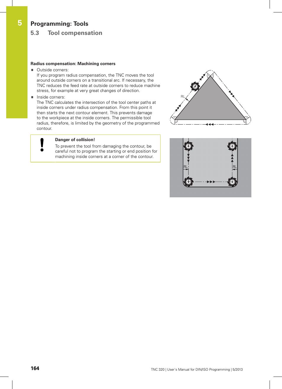 HEIDENHAIN TNC 320 (34055x-06) ISO programming User Manual | Page 164 / 509