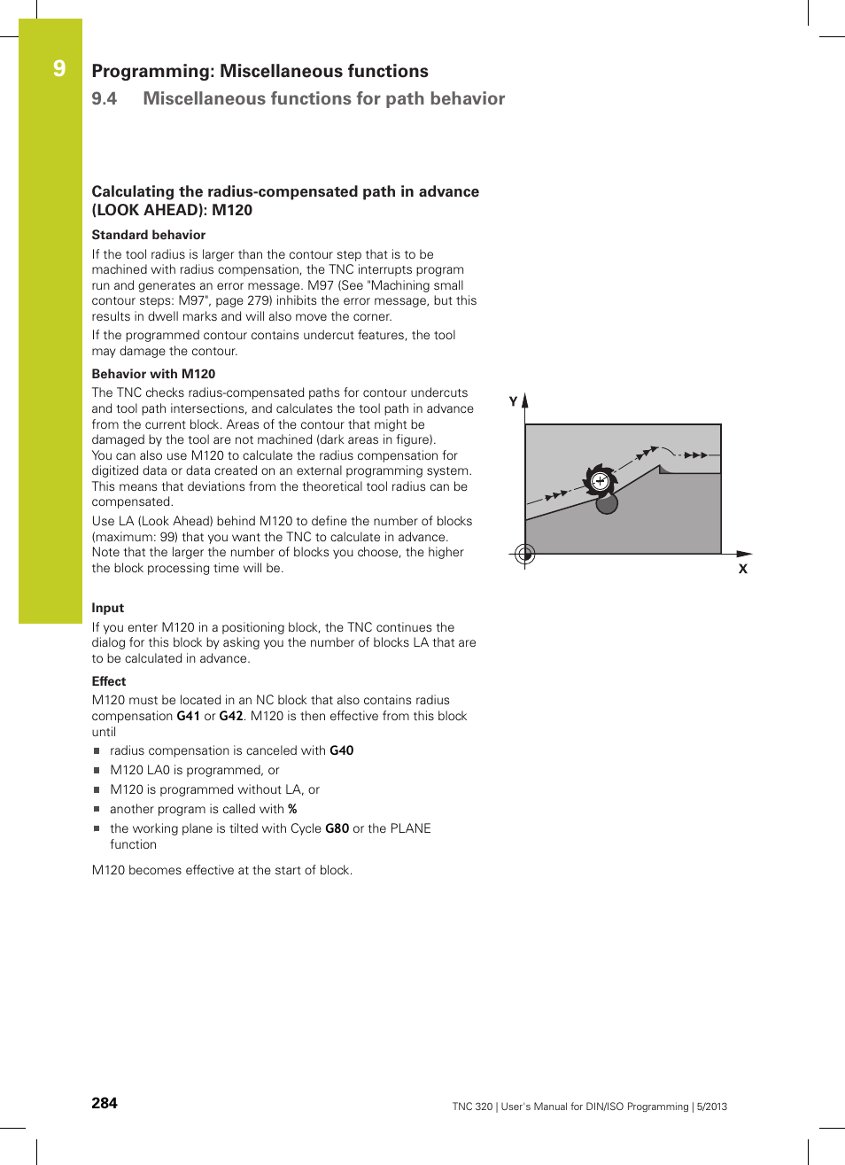 HEIDENHAIN TNC 320 (34055x-06) ISO programming User Manual | Page 284 / 509