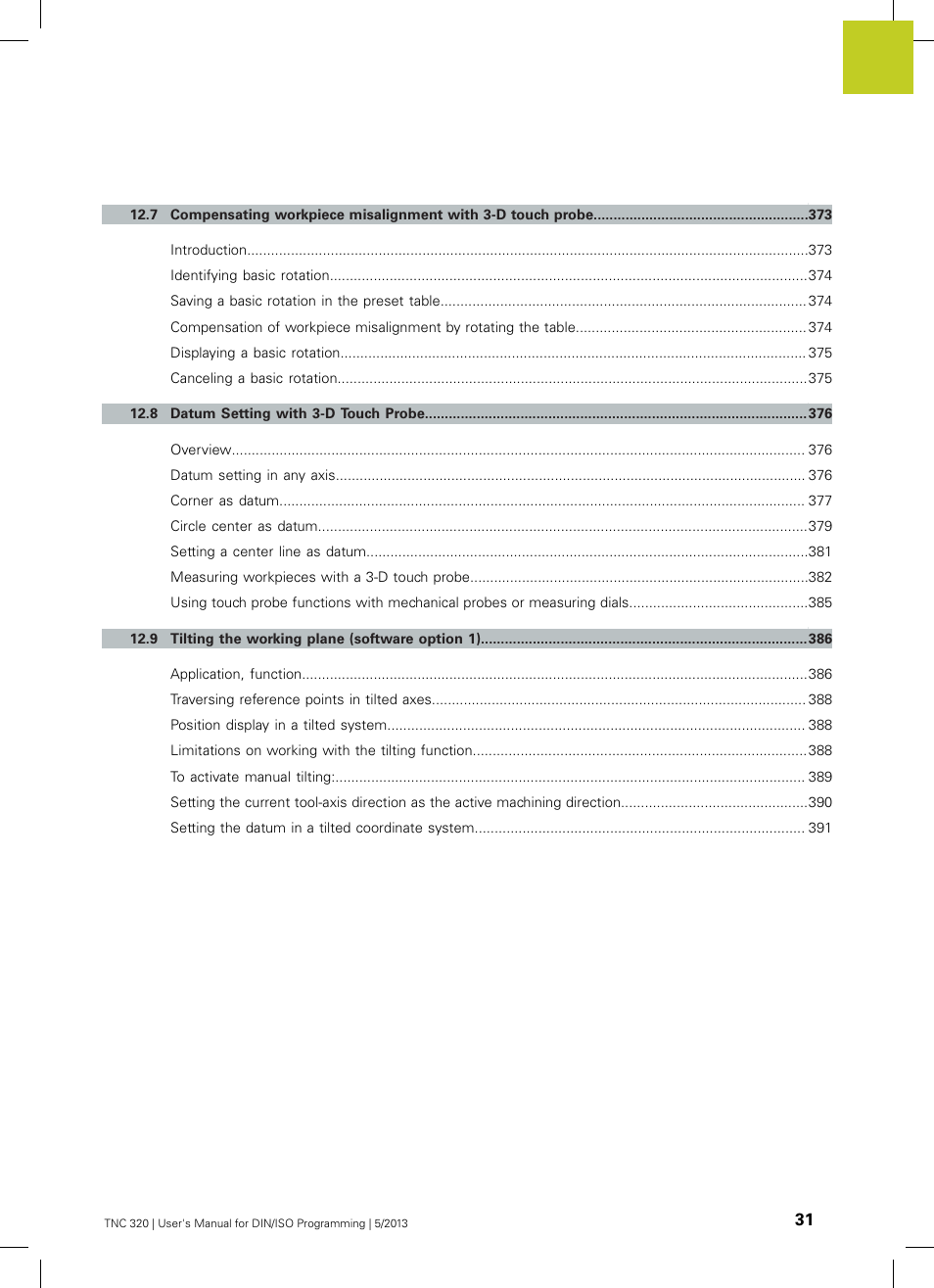 HEIDENHAIN TNC 320 (34055x-06) ISO programming User Manual | Page 31 / 509