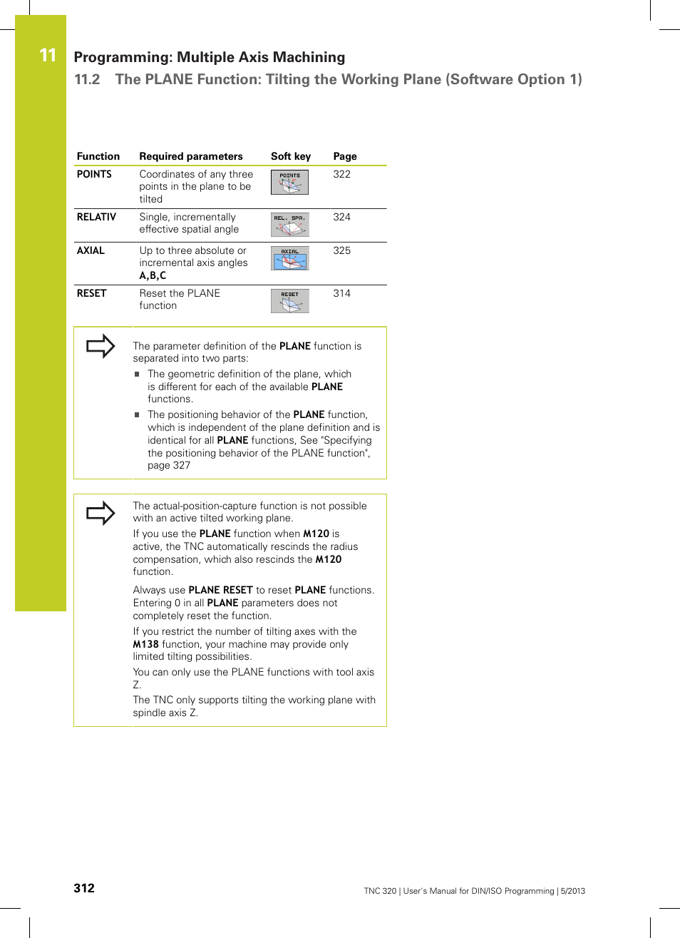 HEIDENHAIN TNC 320 (34055x-06) ISO programming User Manual | Page 312 / 509
