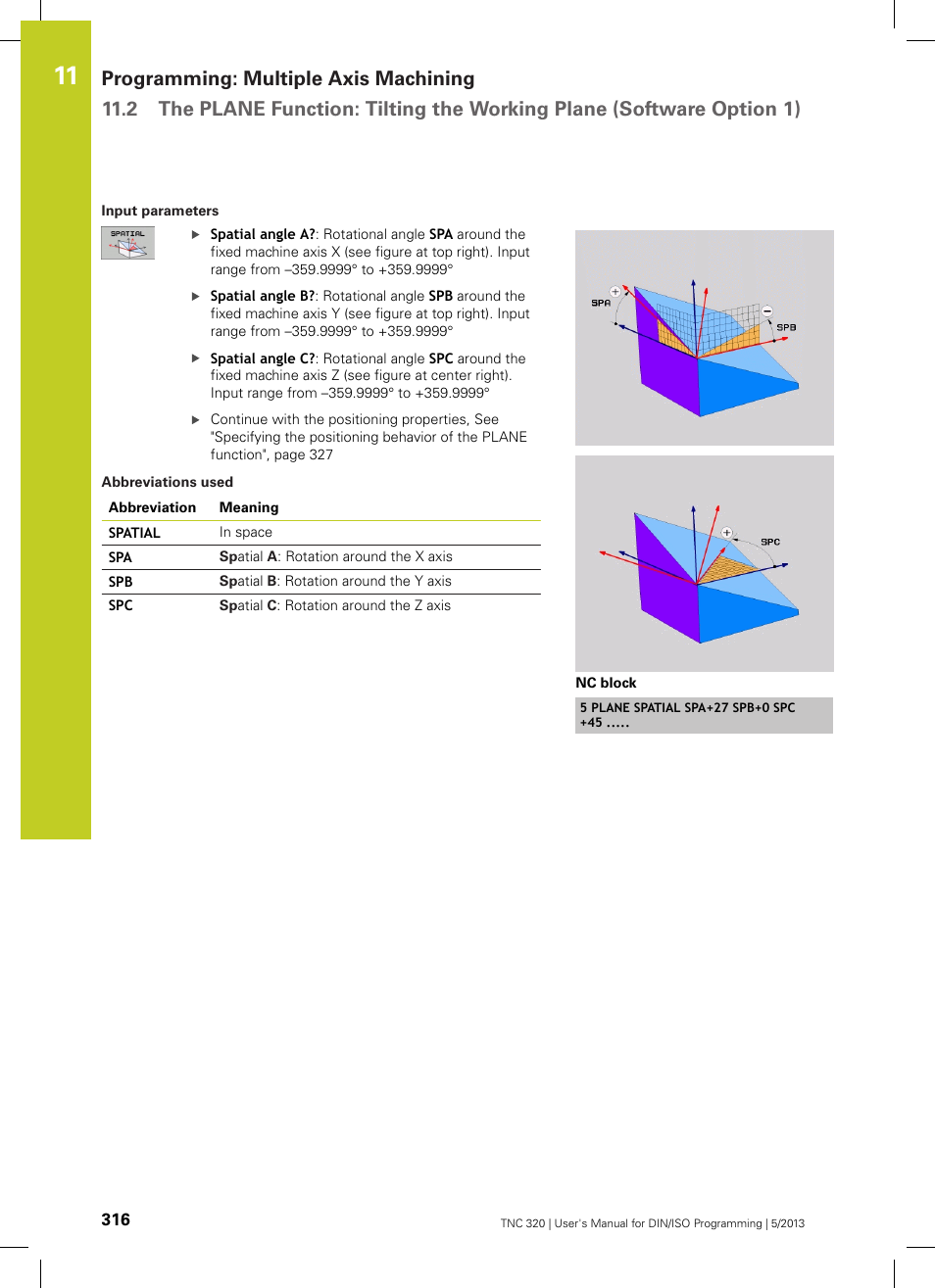 HEIDENHAIN TNC 320 (34055x-06) ISO programming User Manual | Page 316 / 509