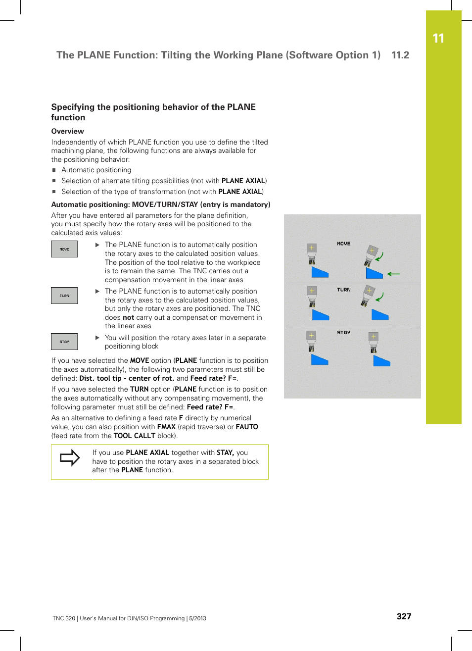 See "specifying | HEIDENHAIN TNC 320 (34055x-06) ISO programming User Manual | Page 327 / 509