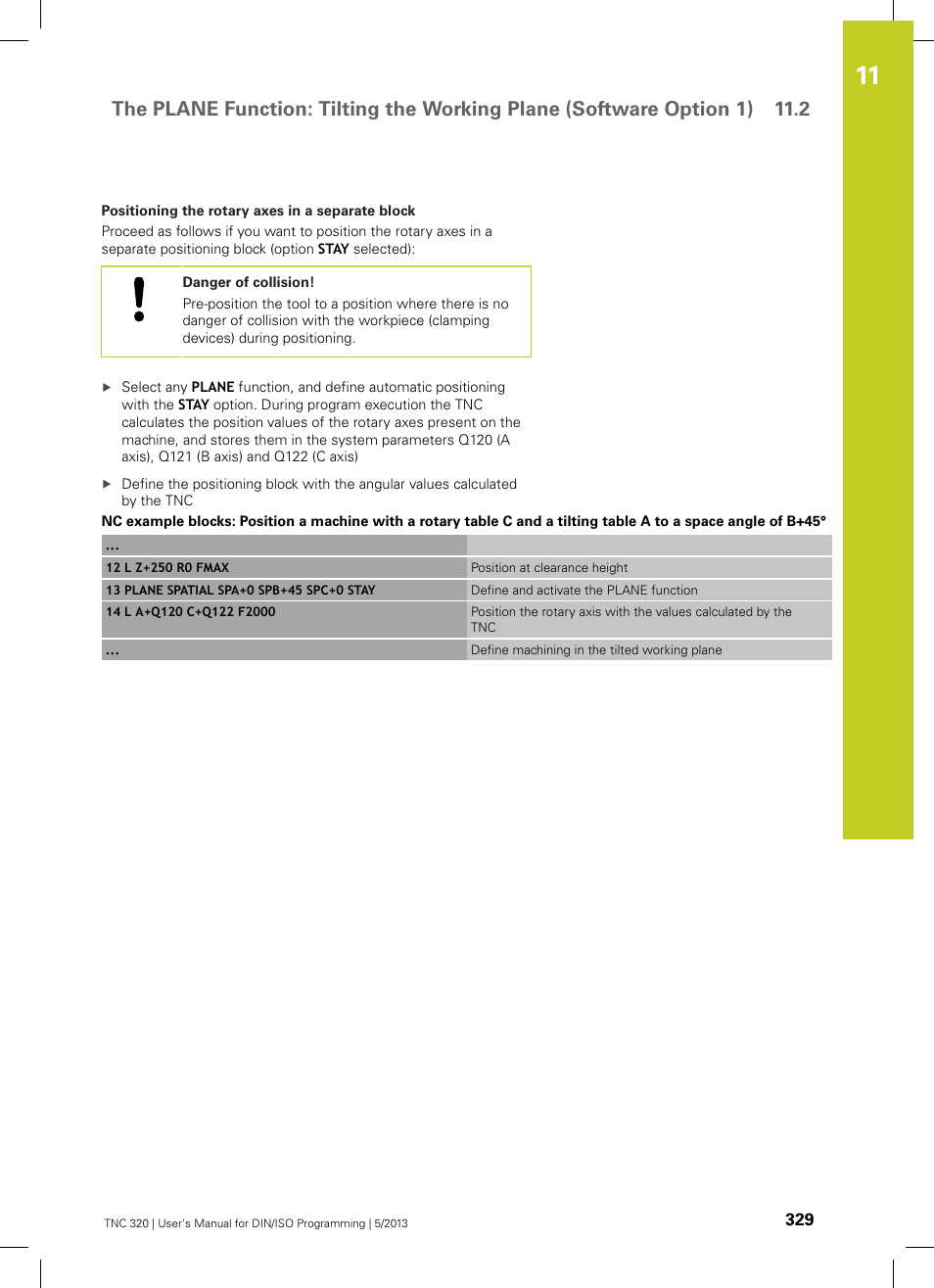 HEIDENHAIN TNC 320 (34055x-06) ISO programming User Manual | Page 329 / 509