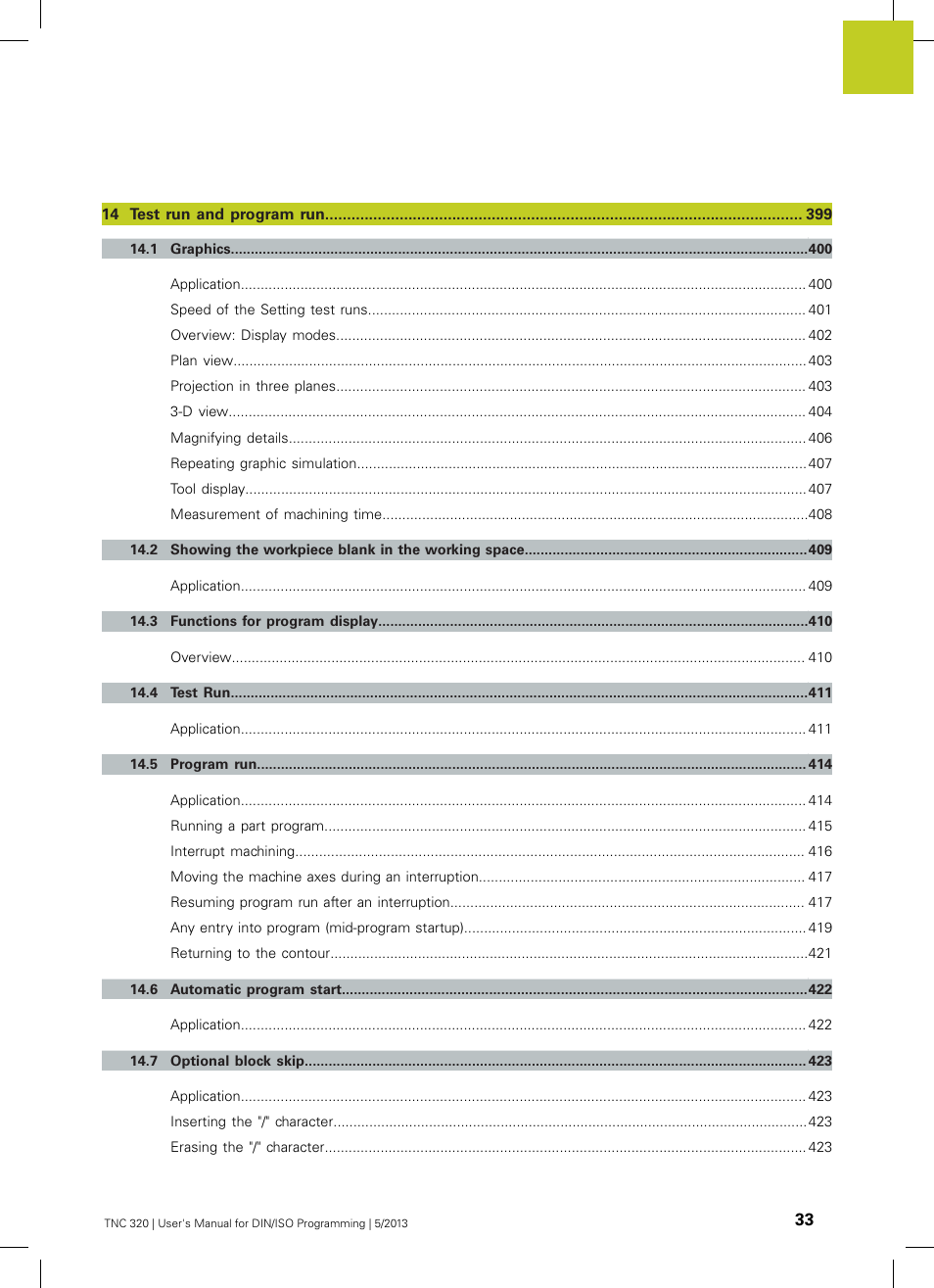 HEIDENHAIN TNC 320 (34055x-06) ISO programming User Manual | Page 33 / 509