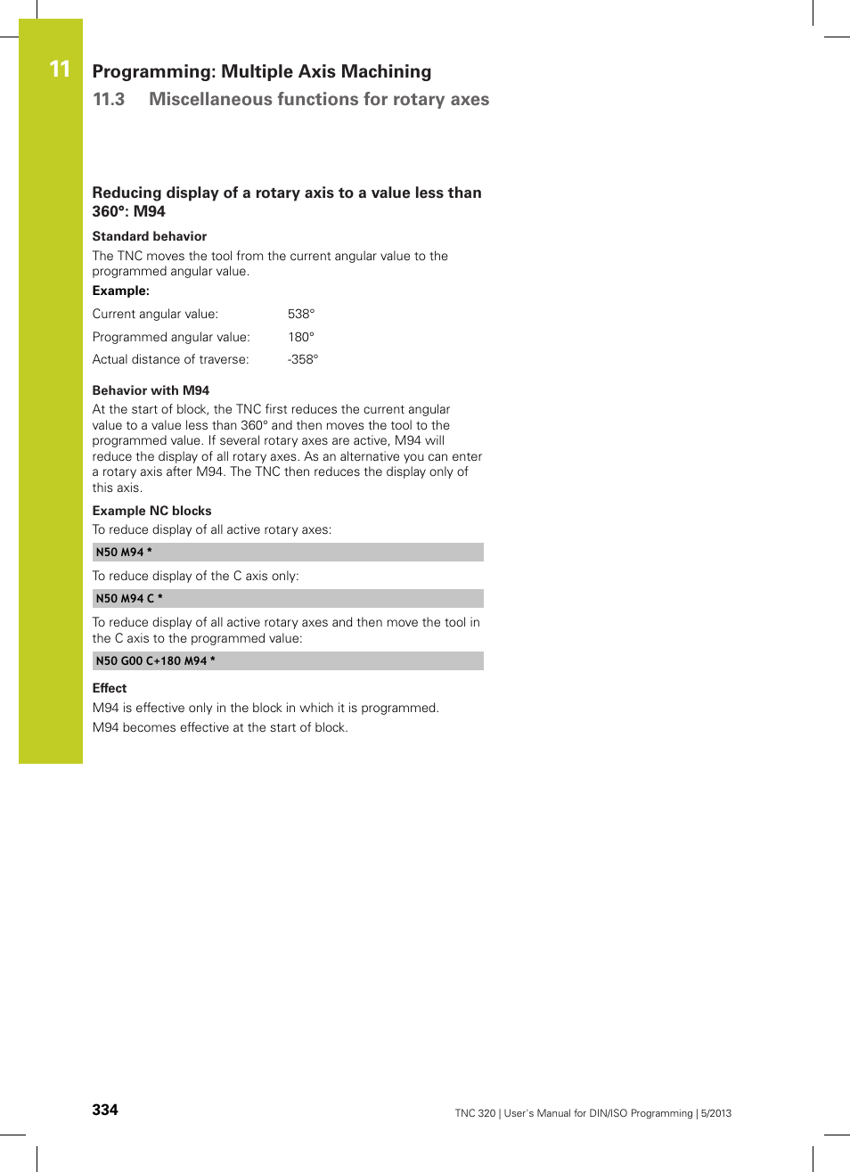 HEIDENHAIN TNC 320 (34055x-06) ISO programming User Manual | Page 334 / 509