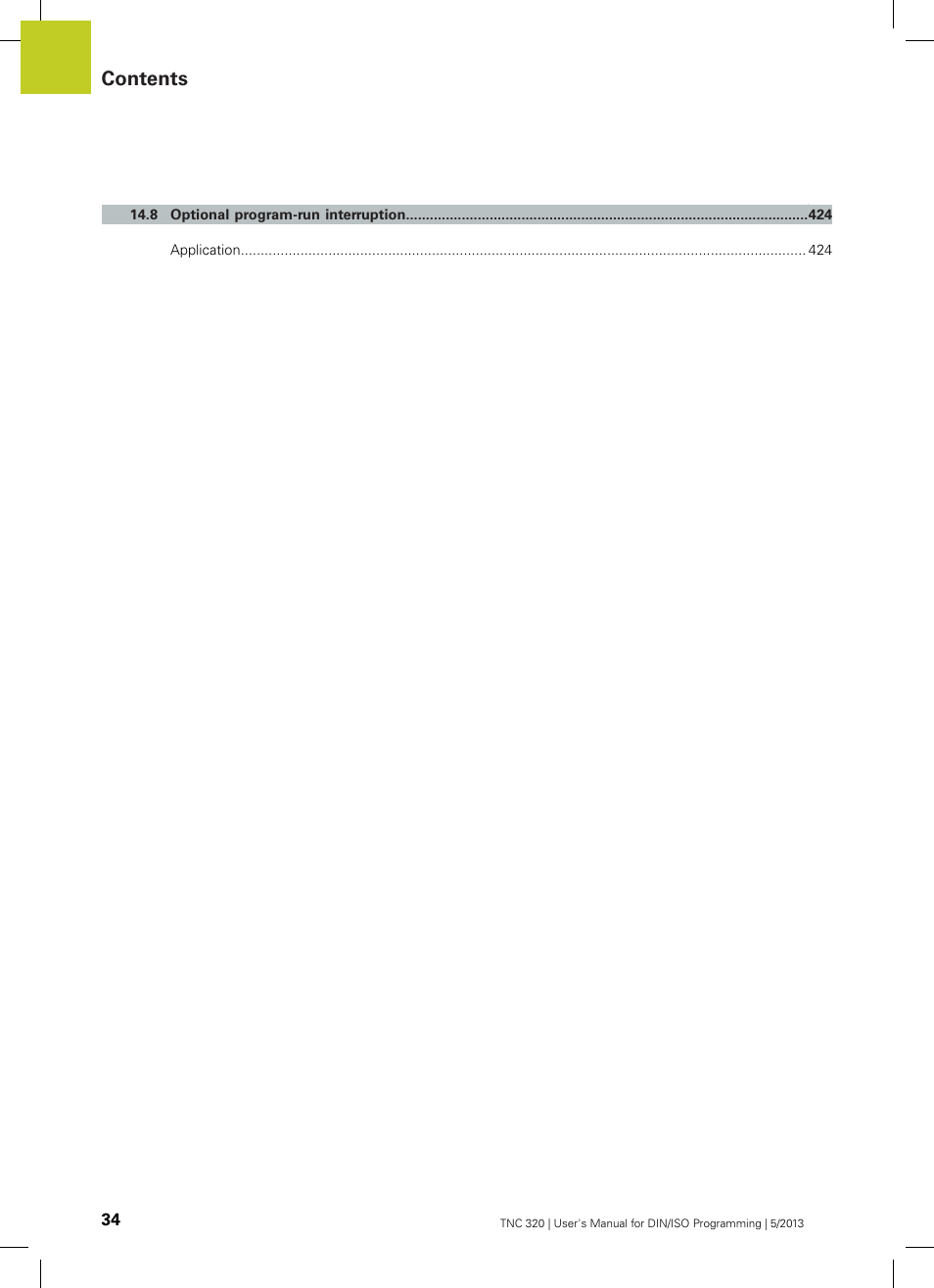 HEIDENHAIN TNC 320 (34055x-06) ISO programming User Manual | Page 34 / 509