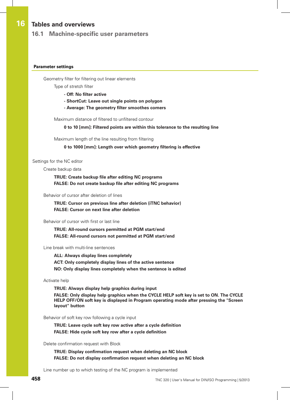 HEIDENHAIN TNC 320 (34055x-06) ISO programming User Manual | Page 458 / 509