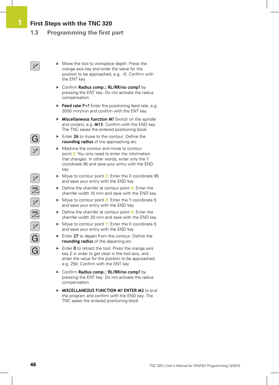 HEIDENHAIN TNC 320 (34055x-06) ISO programming User Manual | Page 46 / 509