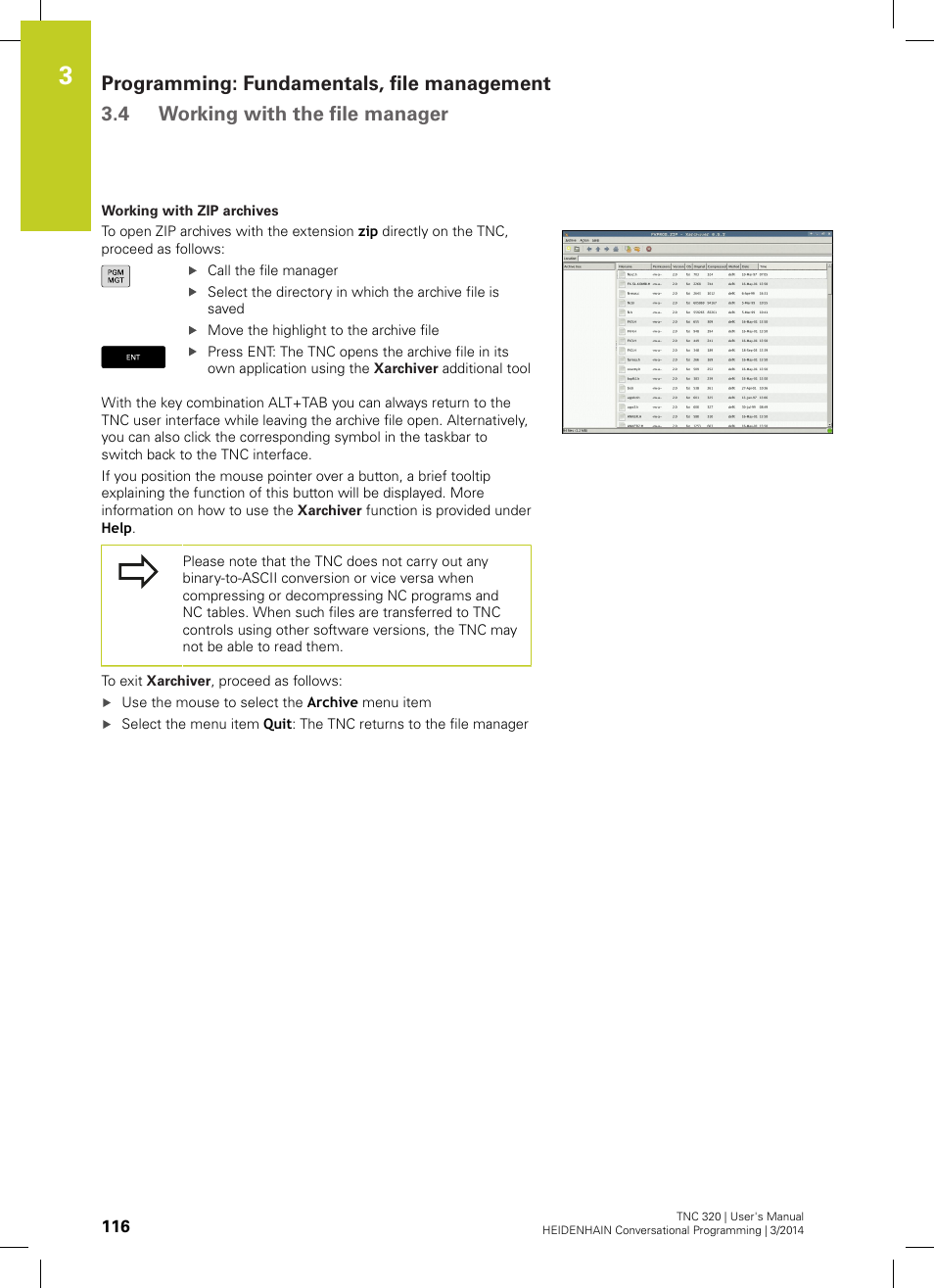 HEIDENHAIN TNC 320 (77185x-01) User Manual | Page 116 / 581