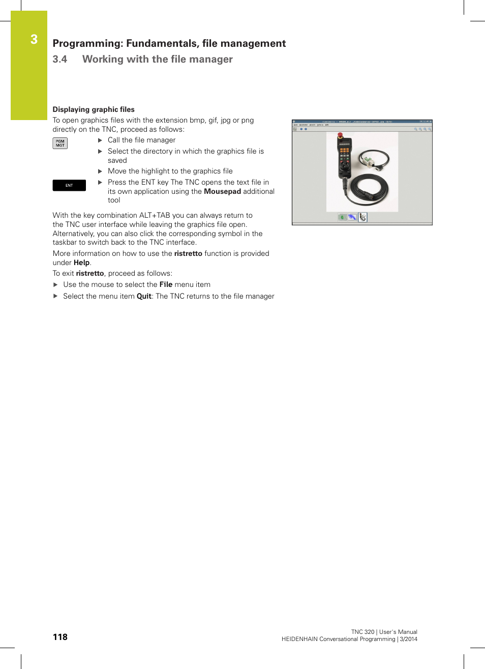 HEIDENHAIN TNC 320 (77185x-01) User Manual | Page 118 / 581