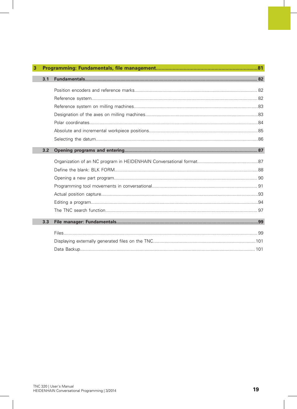 HEIDENHAIN TNC 320 (77185x-01) User Manual | Page 19 / 581