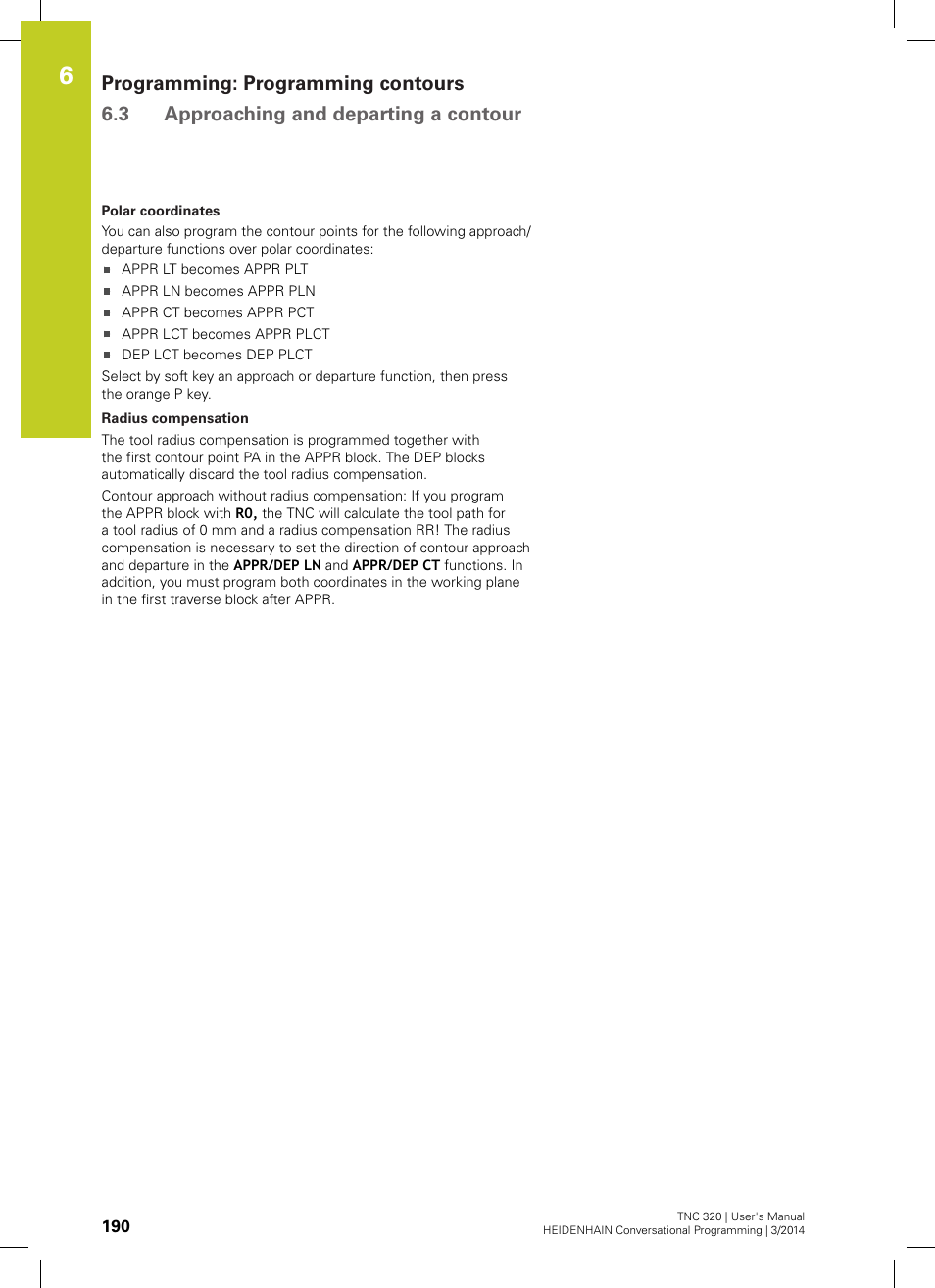 HEIDENHAIN TNC 320 (77185x-01) User Manual | Page 190 / 581