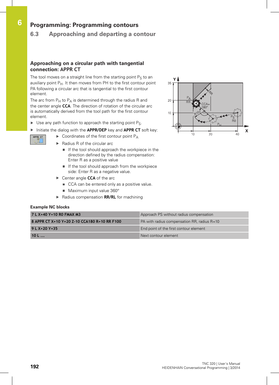 HEIDENHAIN TNC 320 (77185x-01) User Manual | Page 192 / 581