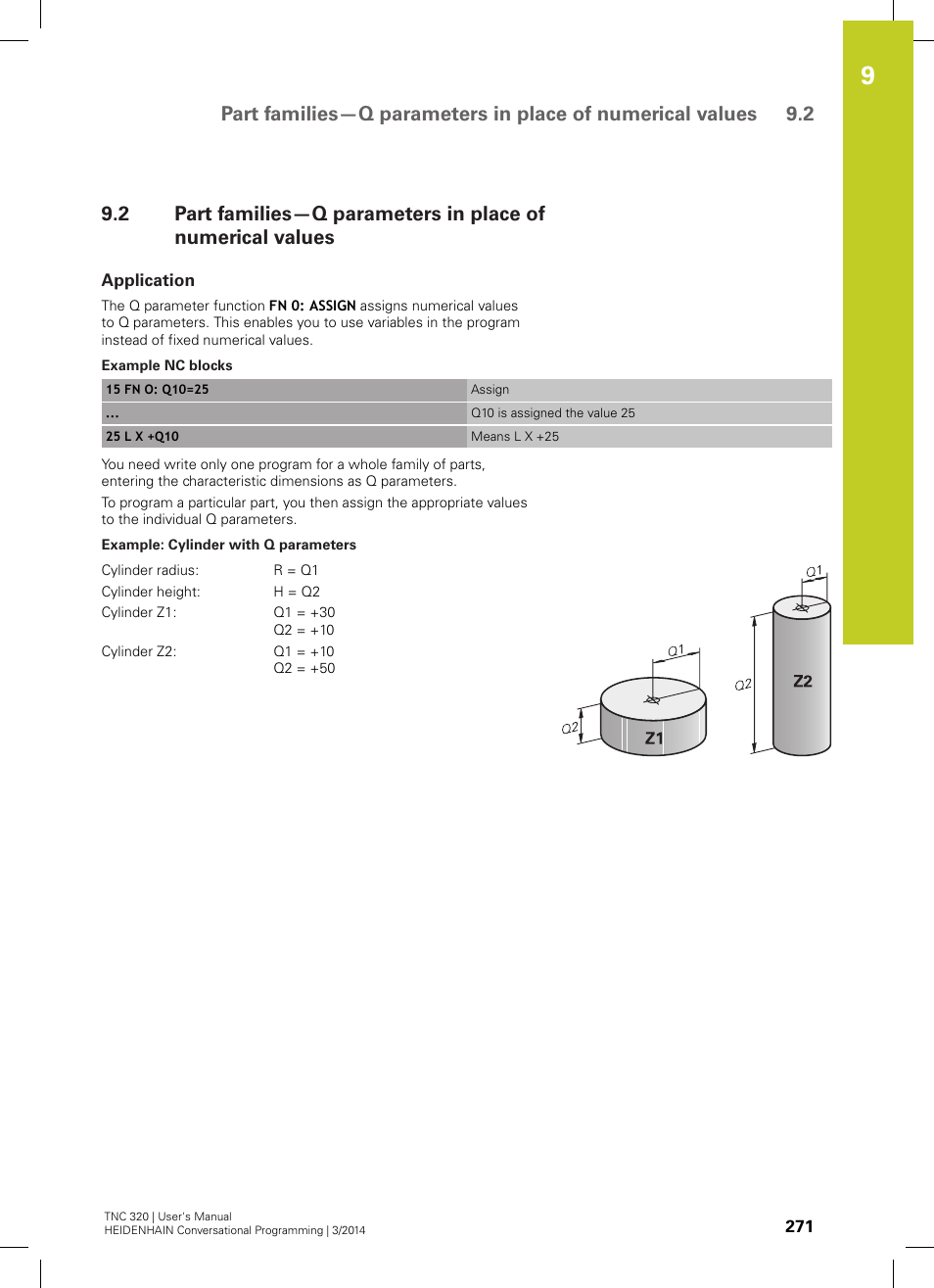 Application | HEIDENHAIN TNC 320 (77185x-01) User Manual | Page 271 / 581