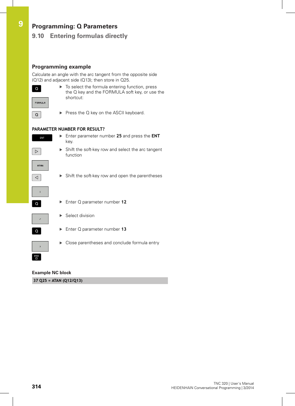 Programming example | HEIDENHAIN TNC 320 (77185x-01) User Manual | Page 314 / 581