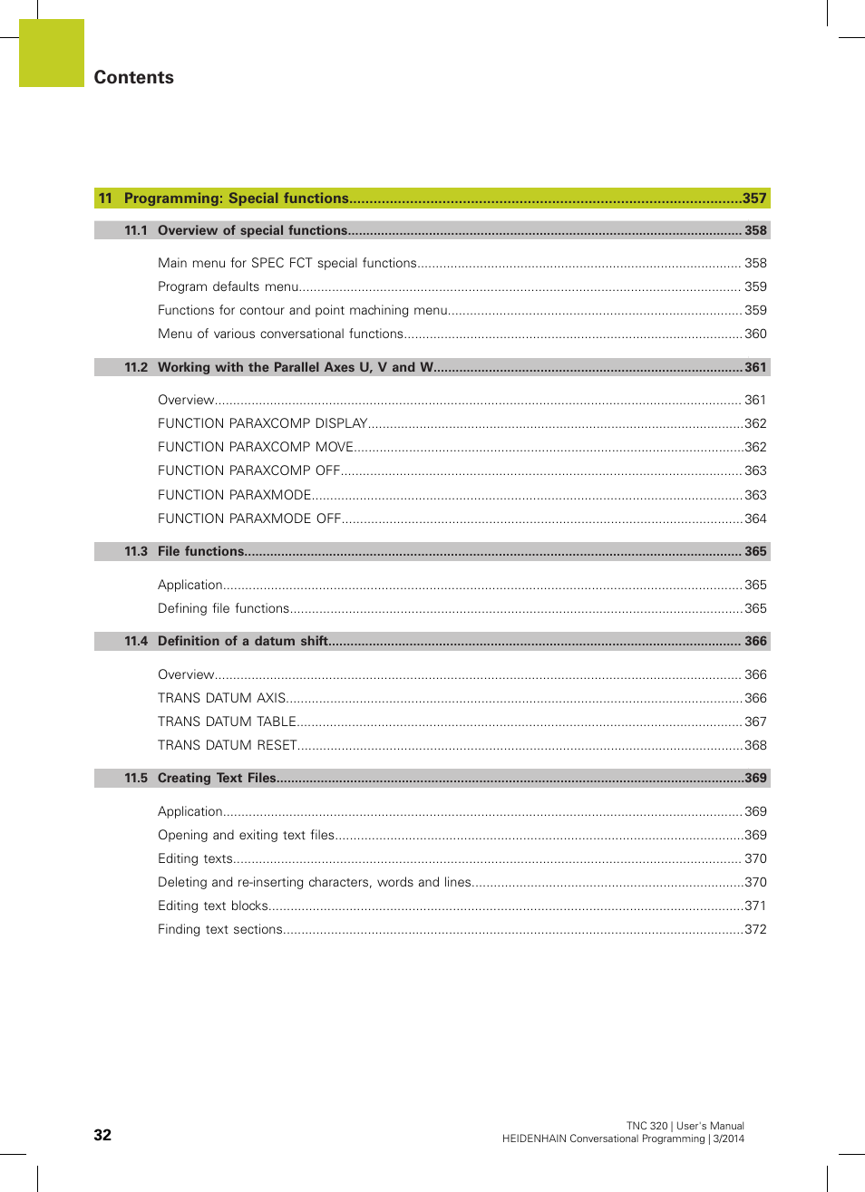 HEIDENHAIN TNC 320 (77185x-01) User Manual | Page 32 / 581