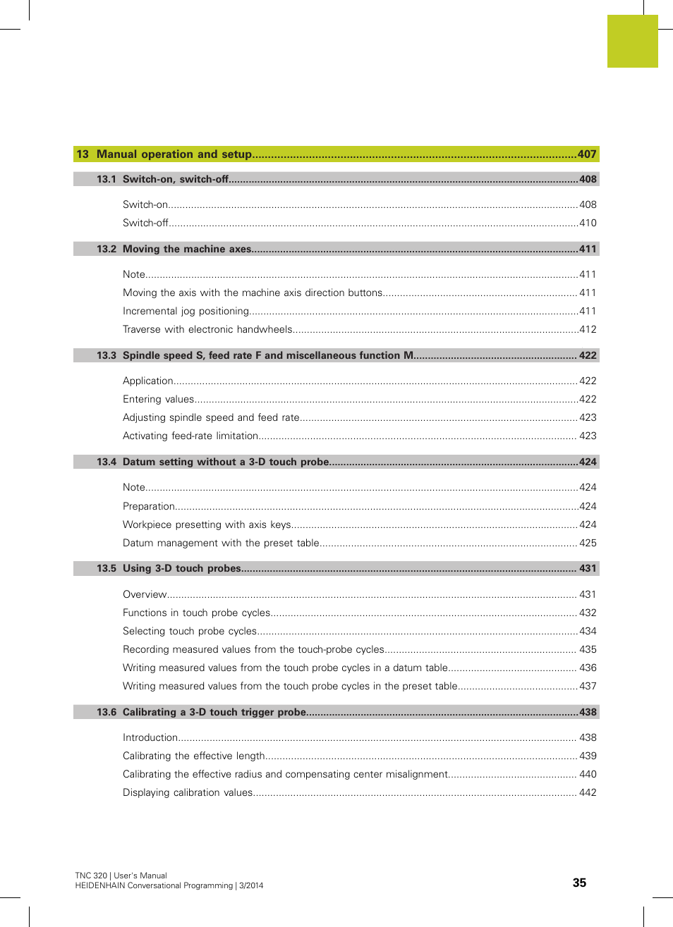 HEIDENHAIN TNC 320 (77185x-01) User Manual | Page 35 / 581