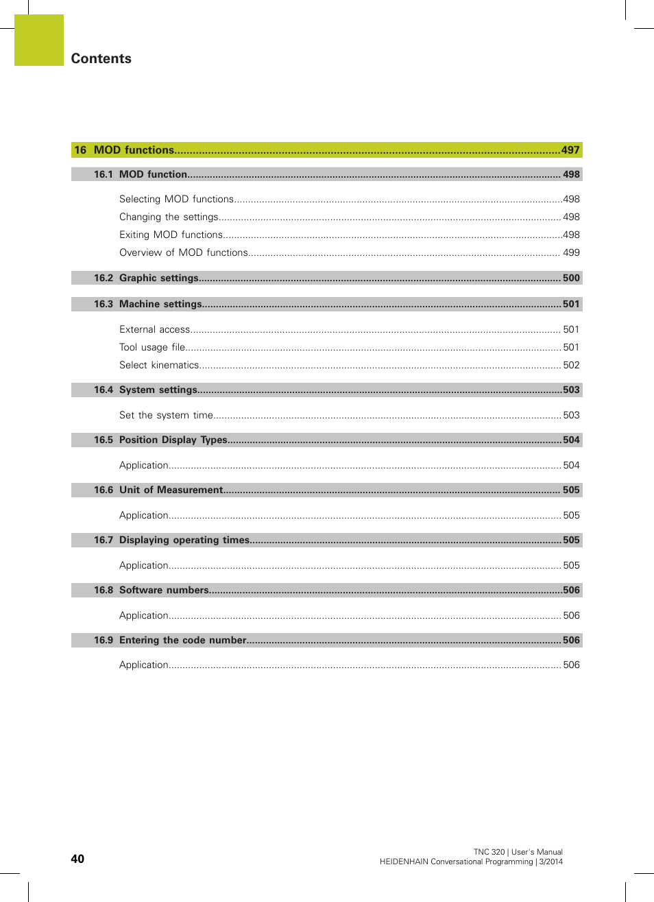 HEIDENHAIN TNC 320 (77185x-01) User Manual | Page 40 / 581