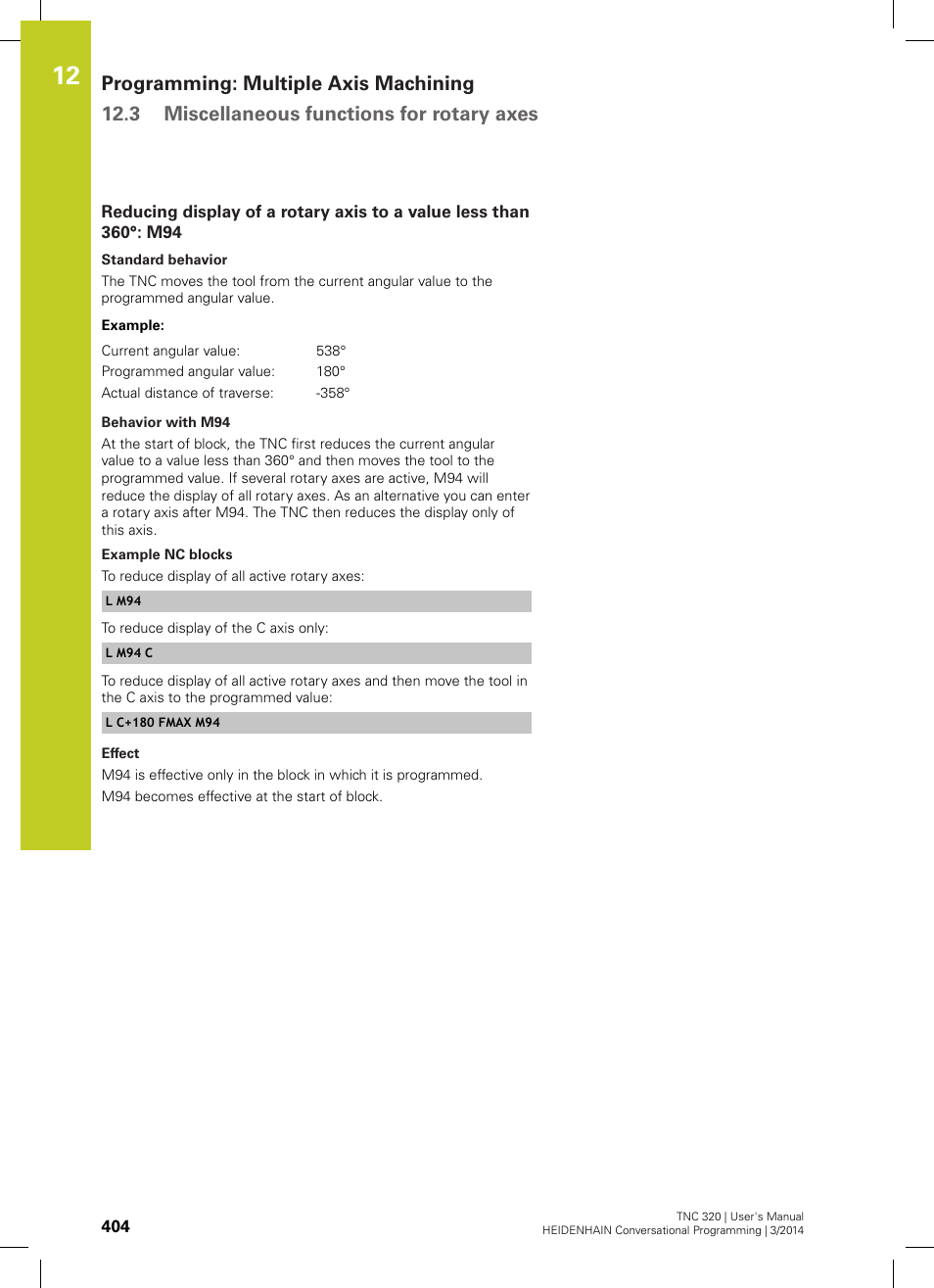 HEIDENHAIN TNC 320 (77185x-01) User Manual | Page 404 / 581