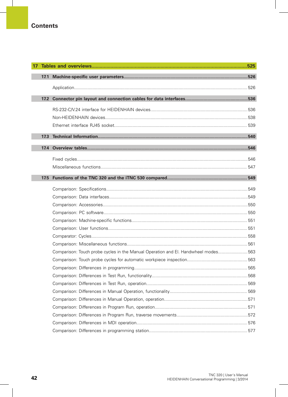 HEIDENHAIN TNC 320 (77185x-01) User Manual | Page 42 / 581