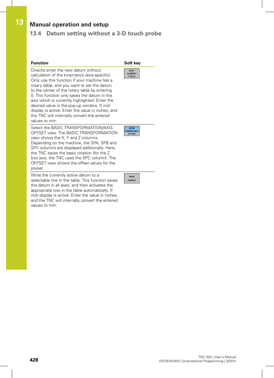 HEIDENHAIN TNC 320 (77185x-01) User Manual | Page 428 / 581