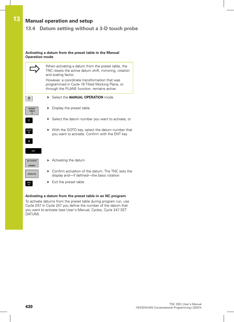 HEIDENHAIN TNC 320 (77185x-01) User Manual | Page 430 / 581