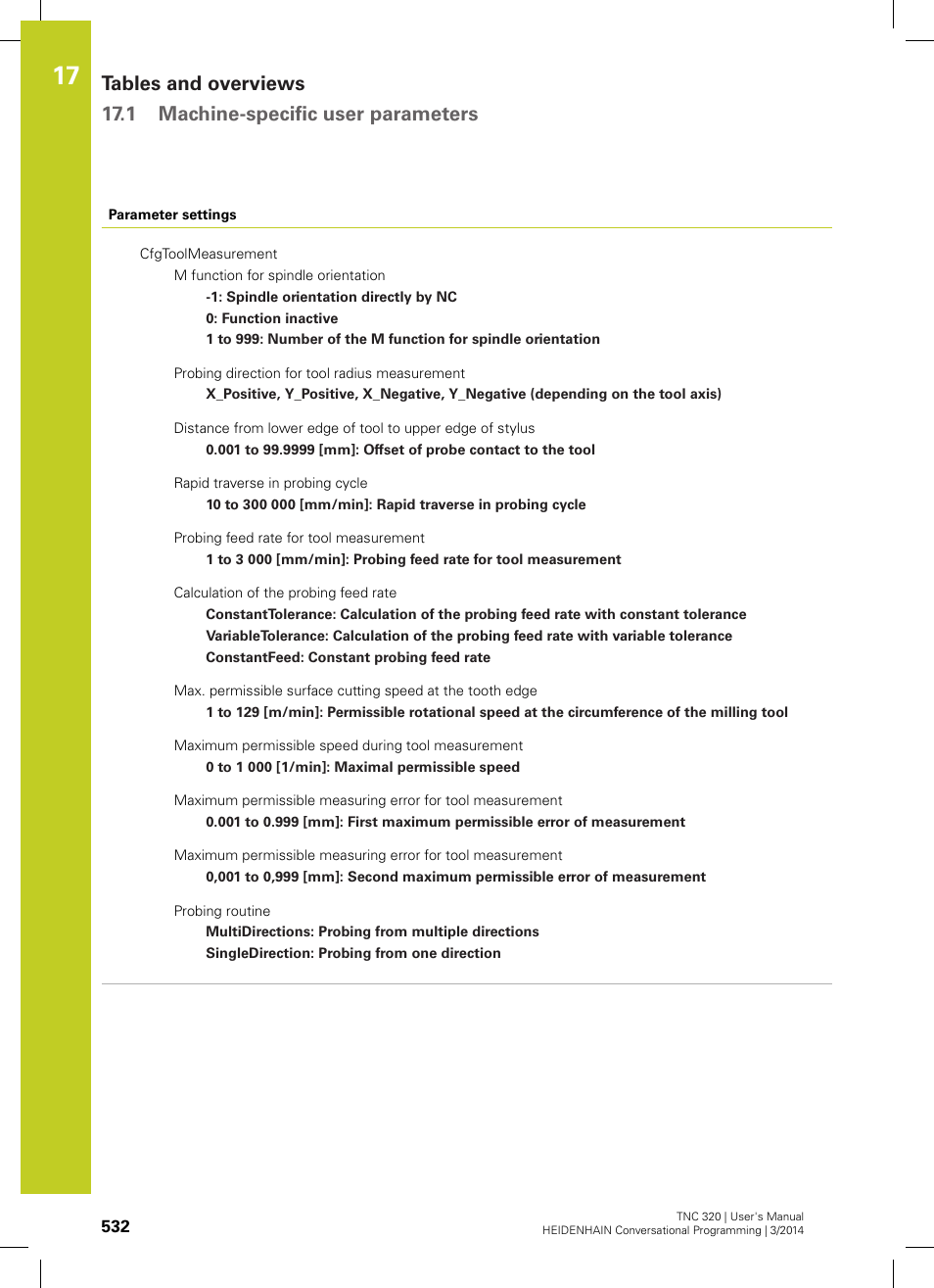 HEIDENHAIN TNC 320 (77185x-01) User Manual | Page 532 / 581