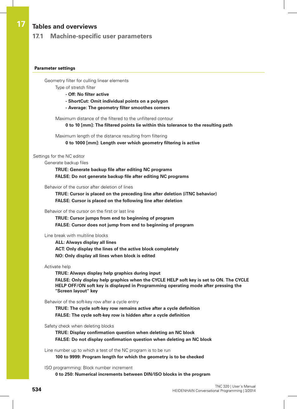 HEIDENHAIN TNC 320 (77185x-01) User Manual | Page 534 / 581