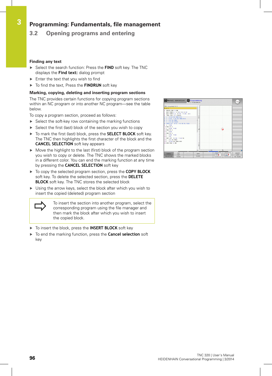 HEIDENHAIN TNC 320 (77185x-01) User Manual | Page 96 / 581