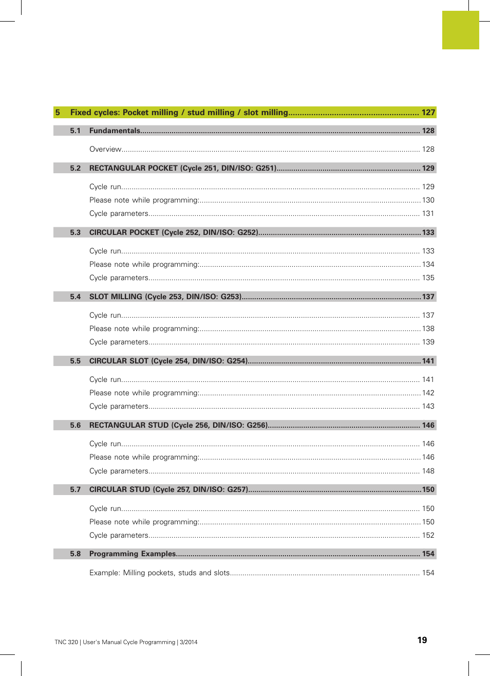 HEIDENHAIN TNC 320 (77185x-01) Cycle programming User Manual | Page 19 / 445